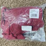 Sanctuary New  Cowl Neck Waffle Knit Tunic Top Long Sleeve Shirt Burgundy Photo 14