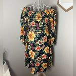 Farm Rio  Sasha Mini Dress Floral Anthropologie Off Shoulder Smocked Size XS Photo 2