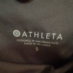 Athleta Ace Black Tennis Skort with silver reflective stripe on waistband Photo 7