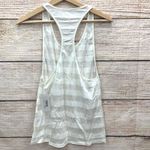 Heroine Sport Stripe Tank Top Racerback Athletic Athleisure White Small New Photo 1