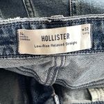 Hollister low-rise relaxed straight denim ripped jeans - 14 long Photo 6