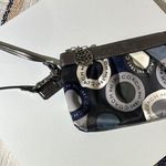 Coach Navy and Silver Wristlet Photo 0