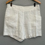 Ivy Jane  Carla Slouch Pocket Linen Shorts Size Medium Photo 0