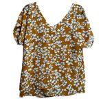 CAbi Thrive Double Layer Chiffon Floral Top 3598 Women Small Multicolor Blouse Photo 6