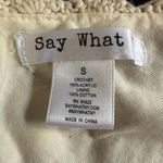 Say What? Say What NY Crochet Multi-coloured Halter Top Sz S Photo 4