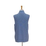 Pendleton  Zip Up Sweater Vest Blue Size XL Petite Cozy Coastal Minimalist Cotton Photo 11