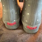 Chooka  Fremont mid Calf Black Rain Boots Women’s 10 gray polka dot rubber Photo 1