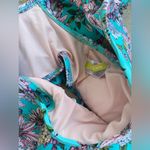 Gianni Bini Flower Power Double Ruffle Bikini Swimsuit Set, Size Medium Photo 2