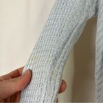 Free People | Waffle Knit Thermal Long Sleeve Light Blue Rayon Blend Womens S Photo 3