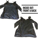 Papell Boutique  BLACK SILK BEADED EVENING TUNIC (XL) Photo 8