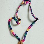 Jennifer Lopez Gold Pink Purple Blue Flip-Flops Shoe Shoes Charm Braided Anklet Ankle Bracelet Jewelry 🌴✨ Photo 0