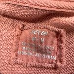 Aerie  Women’s Pullover Crew Neck Sweatshirt Longsleeve Lounge in Coral Oramge M Photo 8