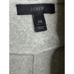 J.Crew 100% Merino Wool Cardigan Sweater Gray Button Front Blazer Jacket XXS Photo 1