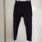 Zella MOVING SALE - lace it up midi black cutout Leggings Photo 7