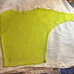 EXPRESS  Neon Green Knit Sweater xs Photo 3