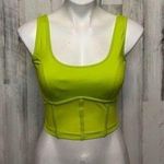 Sofia Vergara active lime green crop top Yellow Size L Photo 0