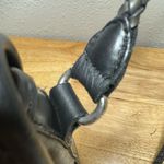 BRIGHTON Bucket Tote Shoulder Bag Purse Black Leather w/Embossed Crocodile Photo 14