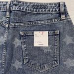 Vigoss New Star Print High Rise Denim Shorts Ace Indigo Medium Wash Size 30 Photo 6