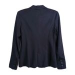 41 HAWTHORN Black Ponte Knit Amaya Contrast Collar Blazer Women's Small Photo 1