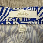 Lilly Pulitzer  Martinique Blue Zebra Print Mini Skort - New - Size 16 Photo 4