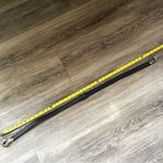 Chico's Chico’s black leather Metal adjustable belt Photo 12