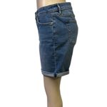 Tommy Bahama  Bermuda Cuffed Stretch Denim Blue Jean Shorts Womens 29 Waist Photo 2