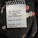 Tracy Negoshian Emma Multicolor Polka Dots Black One Shoulder Long Sleeve Dress Photo 5