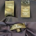 Lulus  Forever Ruffle One Shoulder Trumpet Dress Navy XL Sexy Cruise Date Night‎ Photo 6