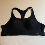 Avia  Womens Black Racerback Sports Bra Support Medium Full Coverage Workout 2X Photo 1