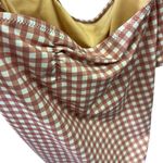 Beach Joy One Piece Keyhole Cutout Pink White Bow Gingham High Waist Swim Suit L Size L Photo 7