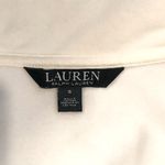 Ralph Lauren  Ivory Full Zip Diamond Quilted Lined Fleece Sleeveless Coat Vest Photo 7