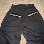 Cache Vintage straight leg black jeans Photo 3
