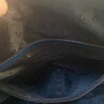 L.A.M.B. Gwen Stefani Domed Croc Embossed Blue Leather Bag Photo 8