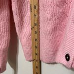 Torrid  Vegan Cashmere Cardigan Sweater Size 1X soft pale pink fall winter cozy Photo 7