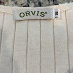 Orvis  Cream crew neck 3/4 sleeve textured detail 
Cotton dress Photo 8