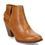 Baretraps  Tan Ankle Booties with Stacked‎ Heel​ Photo 0