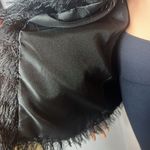 Betsey Johnson  Fringe Western Goth Vest Size S Photo 4