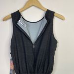 Kyodan Summit Stretch One Piece Romper Shorts Heather Black Athleisure M New NWT Photo 11