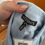 Intermix NWT  DENA BUTTON DOWN CHAMBRAY TOP Photo 2