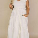 &merci These Three Boutique Dress- Cream Midi  Photo 1