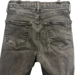 Topshop  Jaime High Waist Moto Extreme Corset Lace Up Skinny Jeans 26 Black Green Photo 3