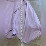 Free People  Linen Blend Slit Front Loose Top Size XS Short Sleeve Lagenlook Photo 4