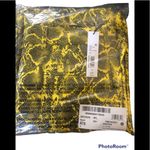 Alice + Olivia  Eric High Waist Snake Embossed Faux Leather Wide Leg Pants Photo 5