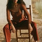 💕DOEN💕 Louvre Pant ~ High Waisted Pleated Ankle Pants Terracotta 6 NWT Red Photo 4