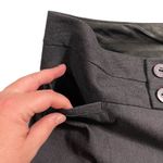 Maurice's Studio Y Womens Dress Pants Trousers Flare Leg Lightweight Gray 15 16 Photo 3