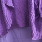 Jessica London short sleeve ribbed shrug sweater in purple size 18/20. Photo 2
