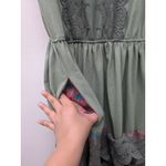 Matilda Jane  Dress Light Rising Sage Green Lace Fit & Flare Pockets Womens Large Photo 7