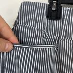 Lane Bryant  The Allie Crop Pants gray white stripes size 20 Photo 3
