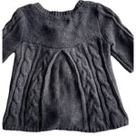 American Eagle Vintage Women’s sz Medium Cropped Pullover Gray Knitted Sweater Photo 11