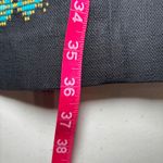 Anthropologie Tabitha Black Cotton Diamond Embroidered Boho Sleeveless Dress 12‎ Photo 7